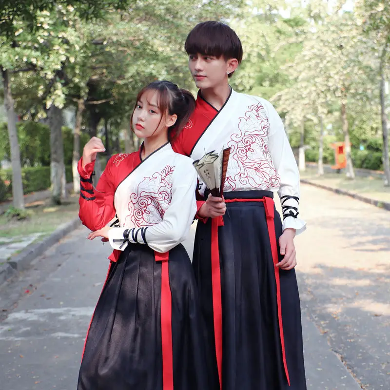 Chinese Tradition Outfit Hanfu Female Plus Size Women Clothing Wuxia Modern Traditional Couples Costumes For Adults Halloween