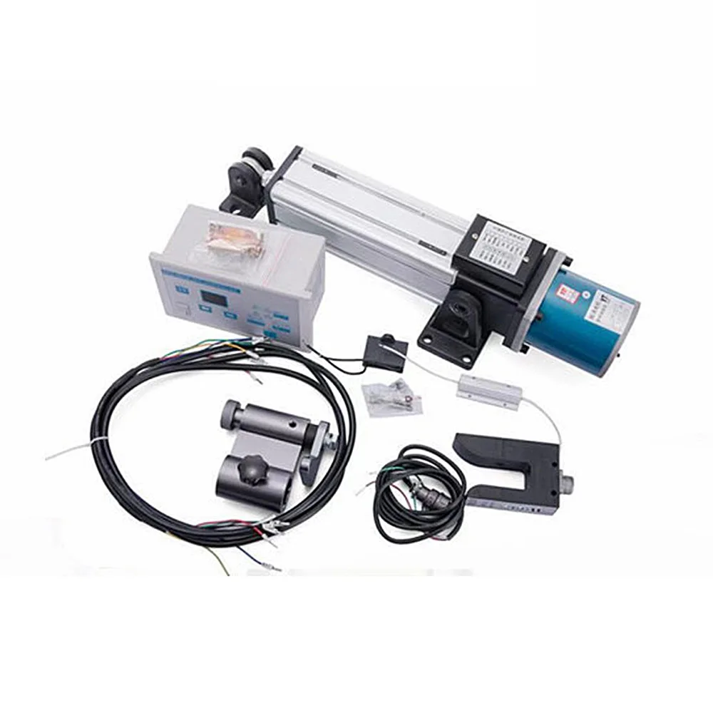 

90-110 motor magnetic powder brake clutch implement automatic photoelectric correction system to synchronously tension control