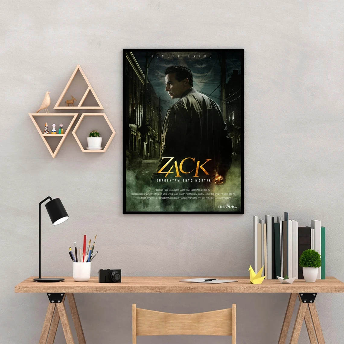 Zack Enfrentamiento Mortal Classic Movie Poster Canvas Print Home Decoration Wall Painting ( No Frame )