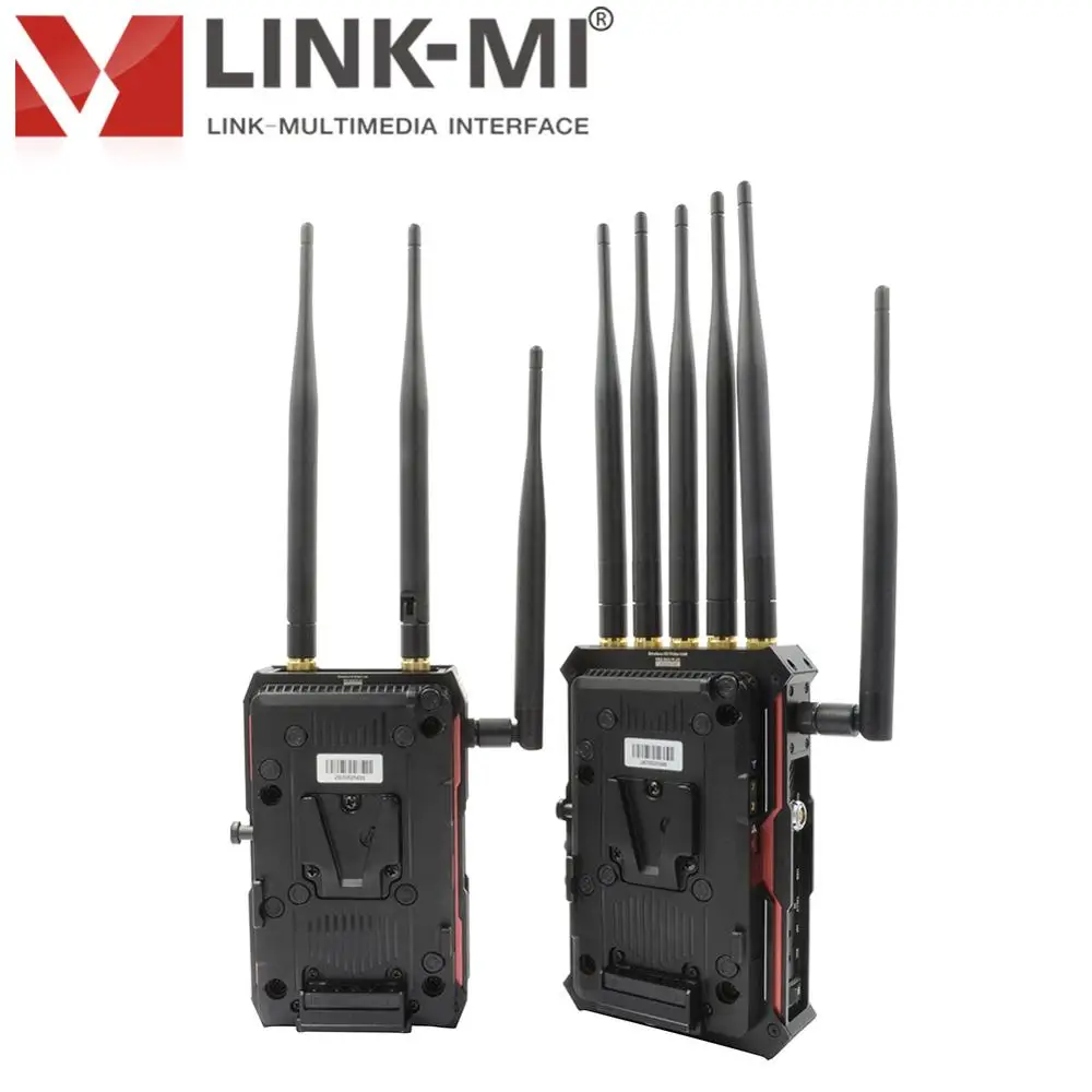 LINK-MI pro800 plus 800m hdmi/sdi relação de vídeo sem fio hdmi com tally 1080p hdmi/HD-SDI/3g-sdi interfaces 60hz 4:2:2 10 bits