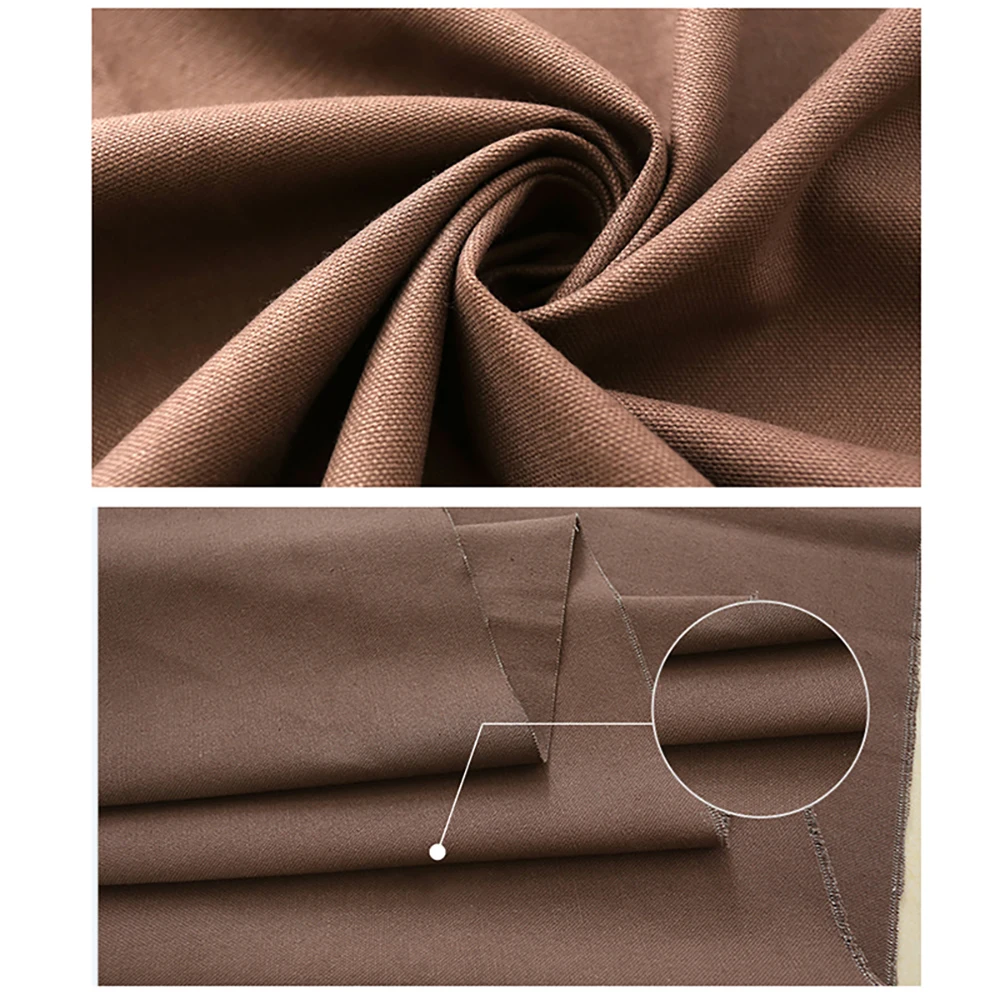 Chainho,Solid Color Cotton Canvas Fabric,Sofa Cover,Cushion,Curtain,Bag,Shoes Material,For DIY Sewing,Handmade Working,CF26