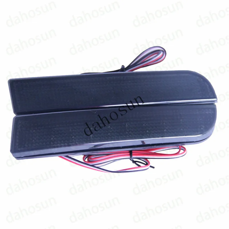 2 Buah Bumper Belakang Reflektor Ekor Rem Berhenti Berjalan Lampu Putar untuk Mitsubishi Lancer 2008-2014