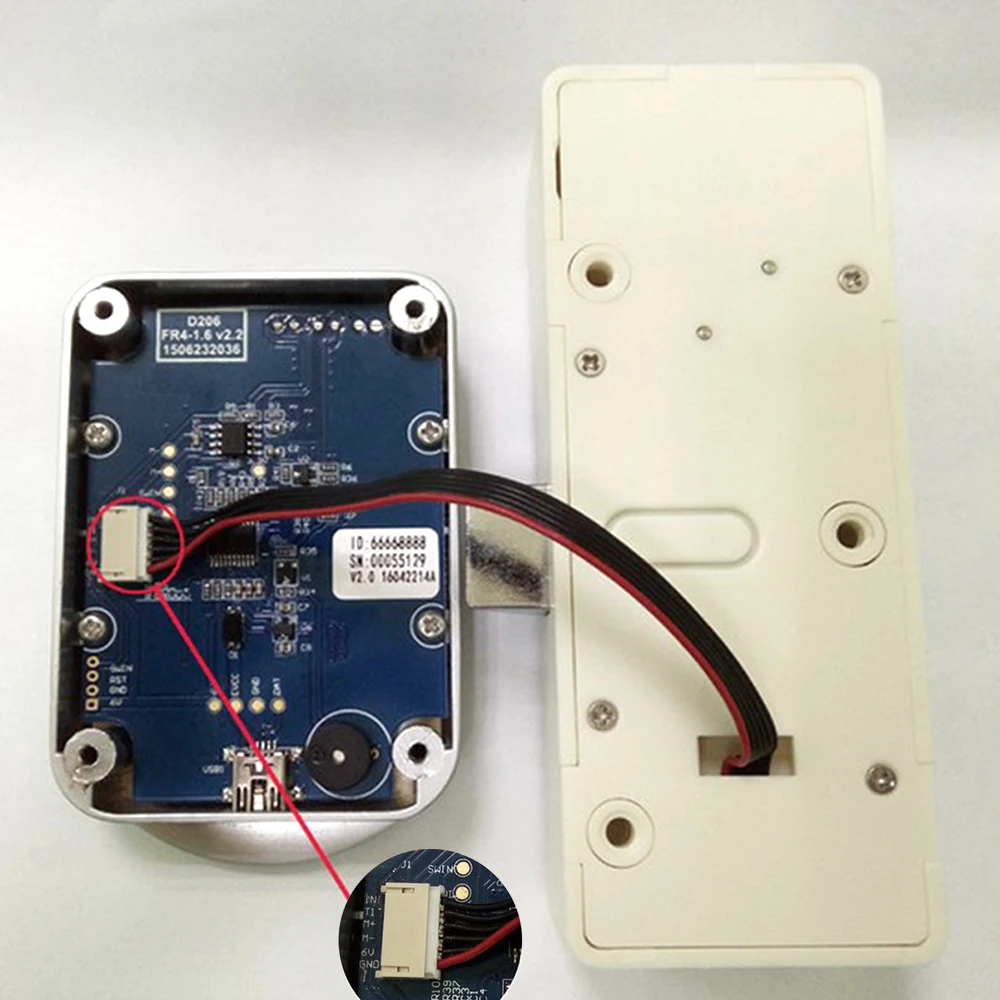Mini serrure à clavier numérique électronique, casier électromagnétique Intelligent avec mot de passe pour tiroir de rangement de bureau avec cylindre