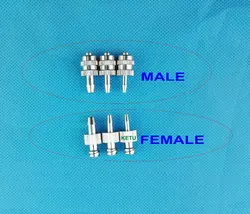 10pk Female Male Luer Syringe Fitting (metal) ,Luer Lock Fitting Connector