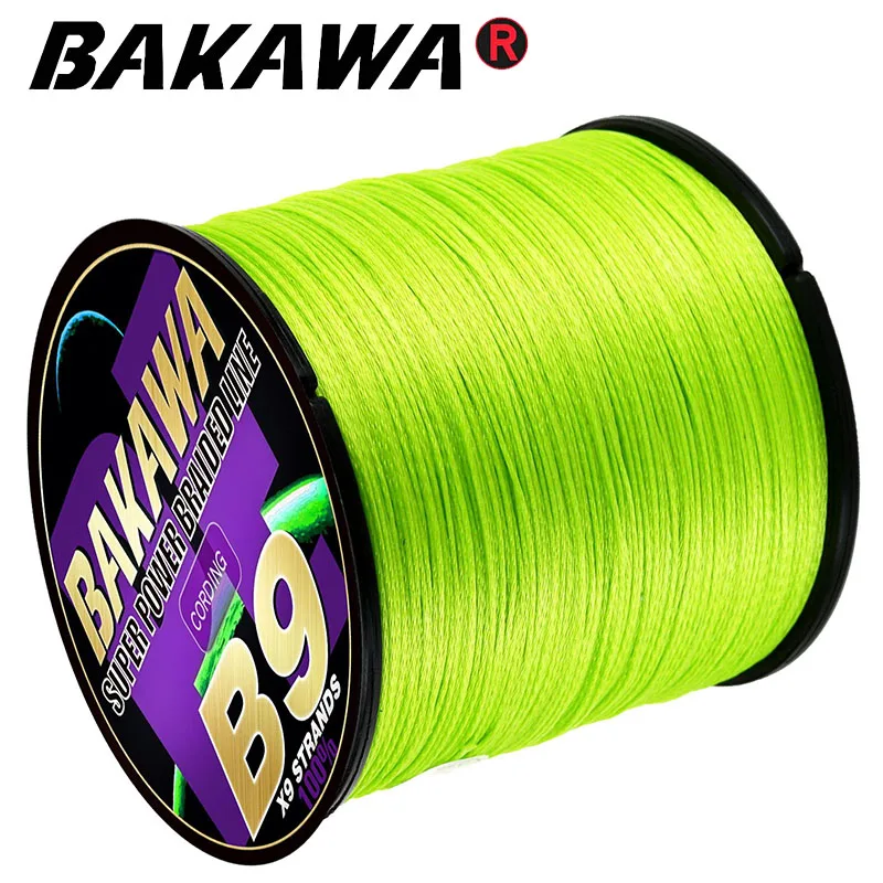 

BAKAWA 4 9 Braided Carp Fishing Line 12 Strands Super Strong Pesca For Lake Sea 100M 300M 500M 100% PE Multifilament Wire Woven