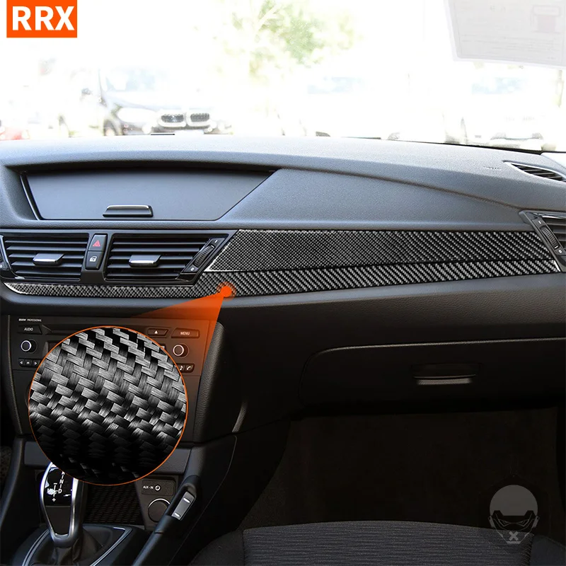 

Для BMW X1 E84 2013 2014 2015 центральный выпуск воздуха боковая панель инструмента отделочная полоса крышка отделка углеродное волокно стикеры аксе...