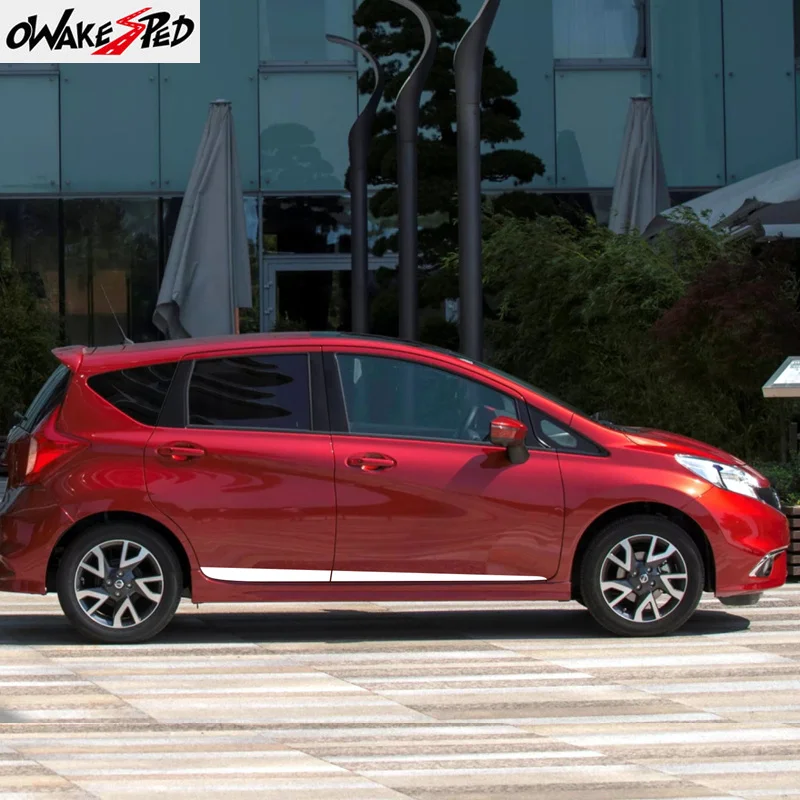 

Для Nissan Note NISMO S Power 2014-21 спортивные полосы Стайлинг двери автомобиля боковая юбка Декор наклейки авто аксессуары для кузова виниловая наклейка