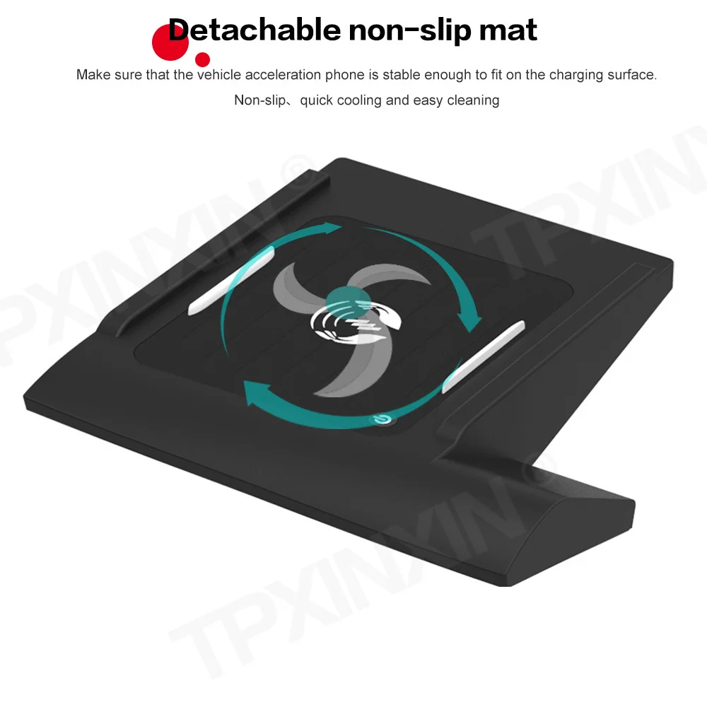 QI Car Wireless Charger For Volkswagen Golf 7 2017 2018 Intelligent Infrared Fast Wireless Charging Car Phone Holder For Iphone