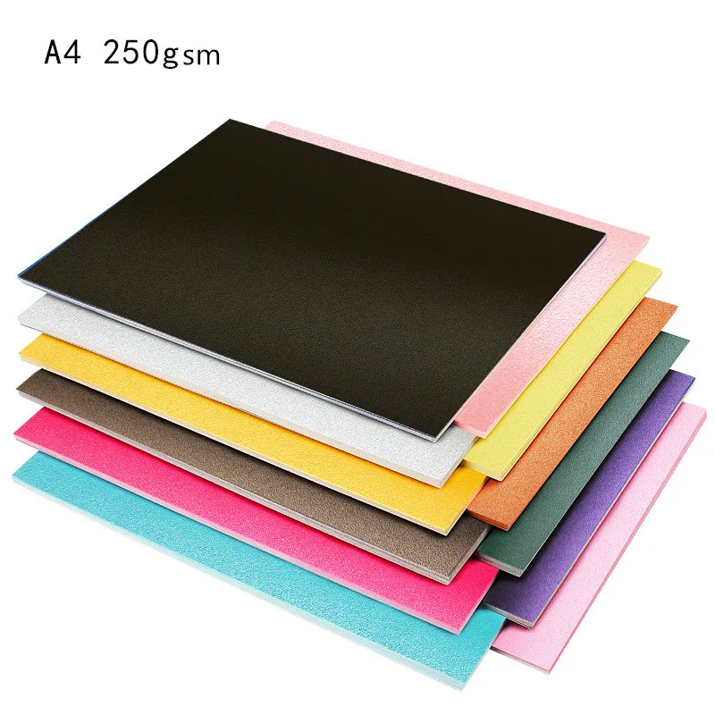 A4 Pearl Color Paper Gift Wrapper Handcraft Origami Paper Double sided Paper Cards DIY Cardstock