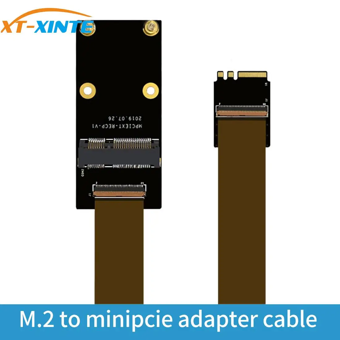 

XT-XINTE 10CM 30CM Motherboard M.2 to Minipcie Network Card Transfer Cable A/E Interface for Ngff M2 Network Card Adapter Cable