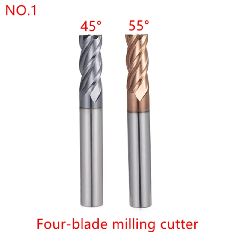 DIKAS 45° 55° 1/2/3/4/5/6/8/10/12/14  2/3/4F Carbide ball knives, flat knives, aluminum milling cutters, slot milling cutters