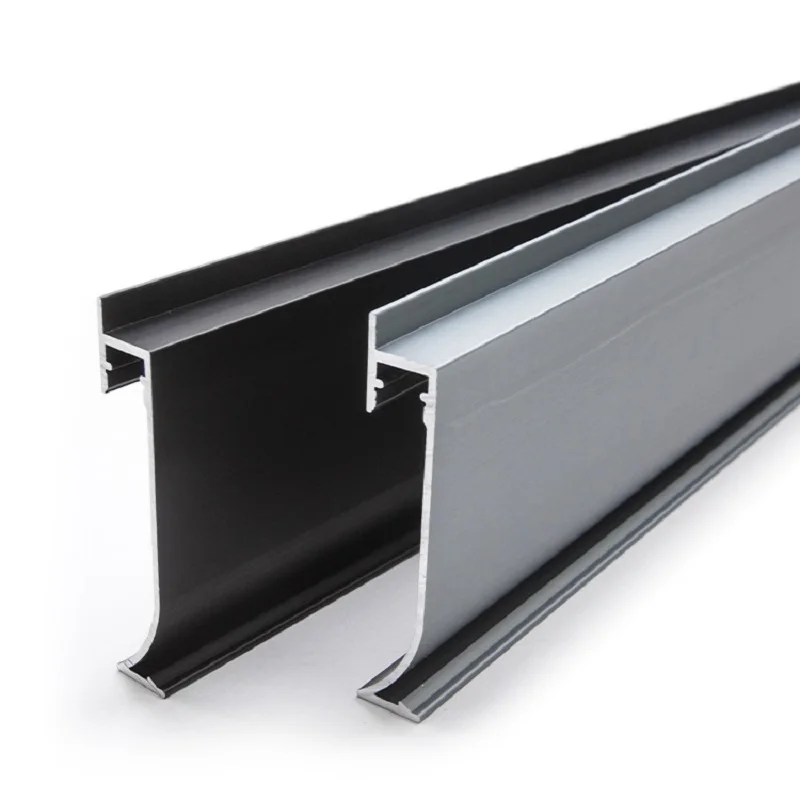 1M Aluminium Profile Bar Light Metal Wall Skirting Hard Strip Lamp Channel Recessed Surface Mounted Floor Angular Linear Fixture