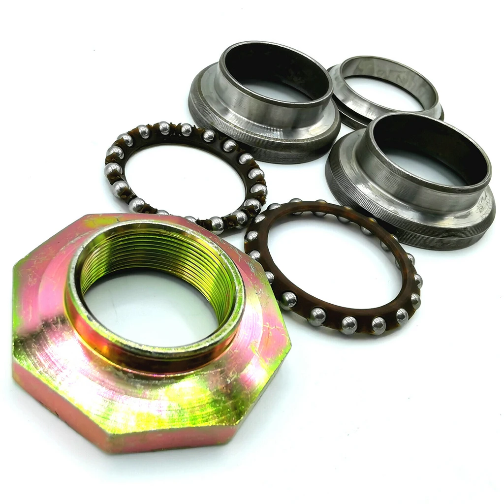 Motorcycle Steering Stem Rod Bearing Ring Kits for Yamaha PW50 PW 50 1981-2013