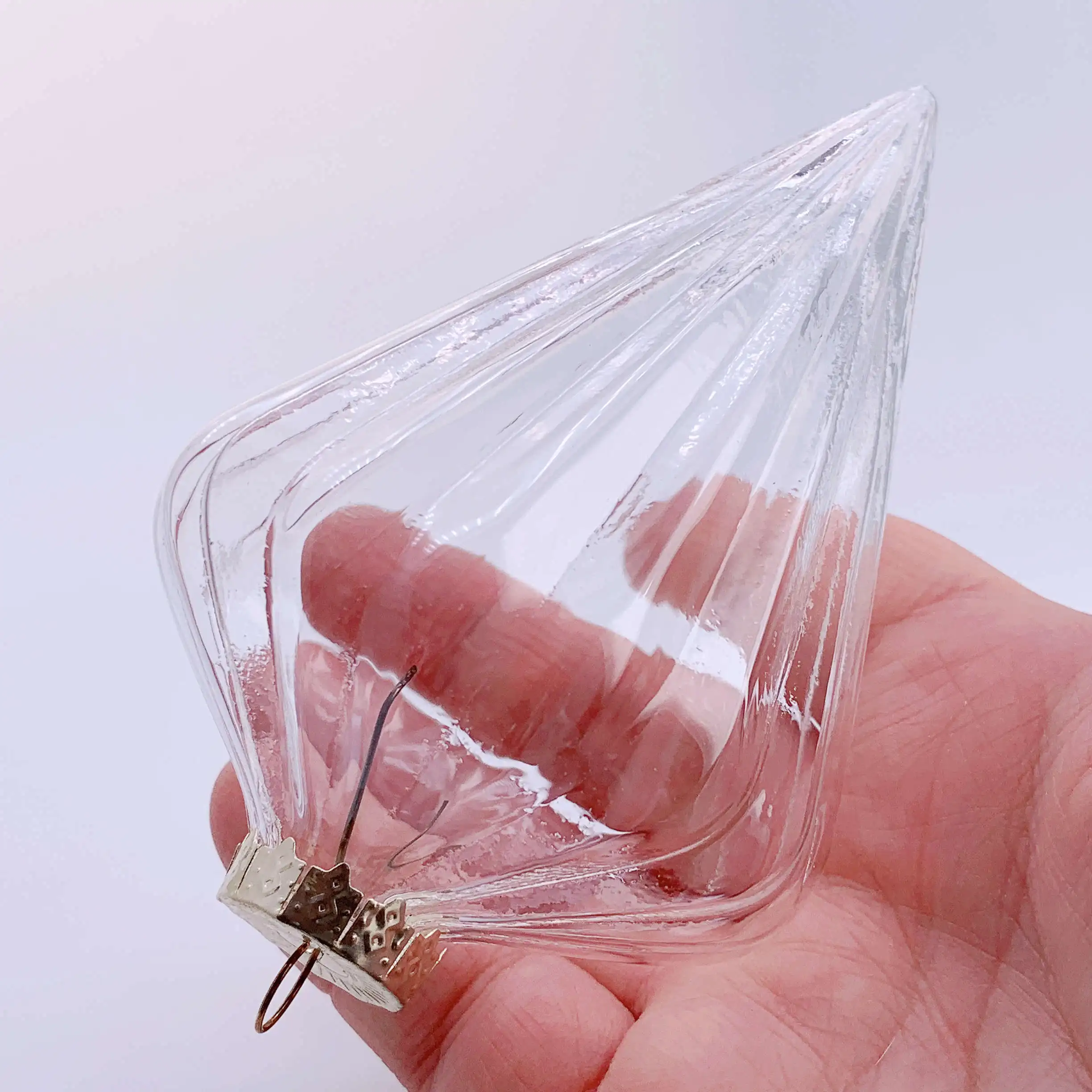 5 Pieces x DIY Paintable Home Wedding Christmas Xmas Decoration Ornament 120*70mm Glass Diamond