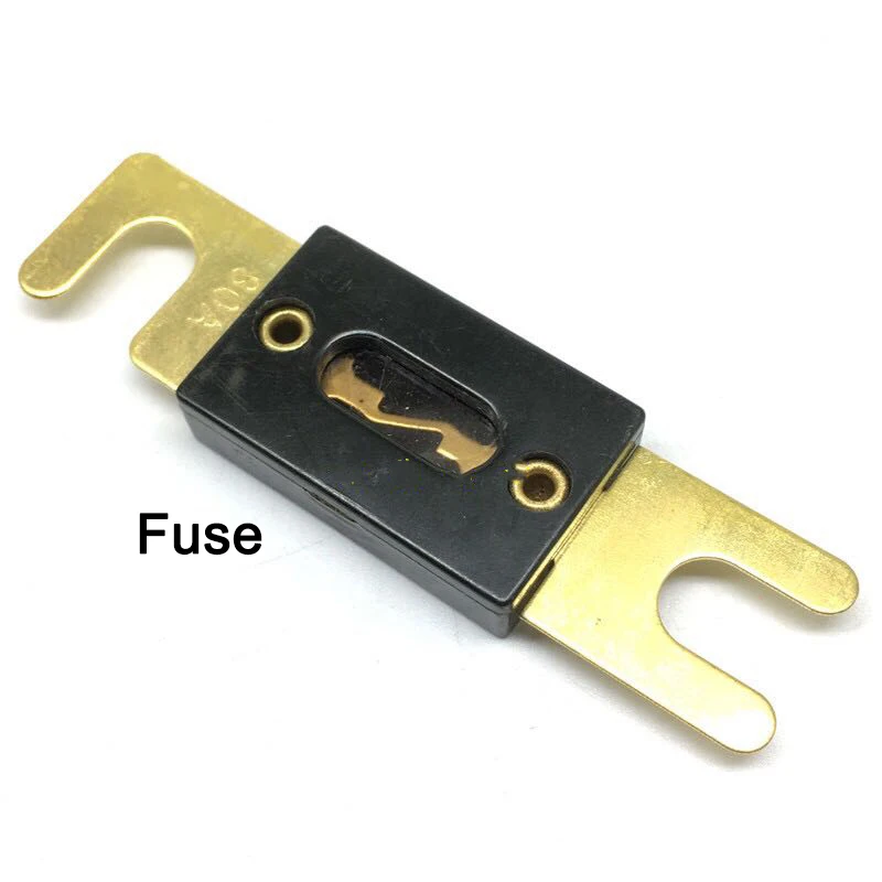 1Set ANL fuse holder Bolt-on Fuse Automotive Fuse Holders Fusible Link with fuse 50A 80A 100A 120A 150A 200A 300A 400A Fuse