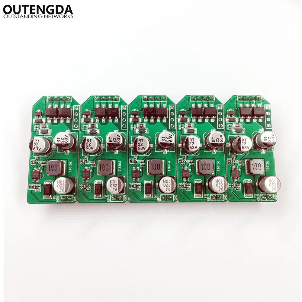 POE Splitter IEEE802.3af 48V input 5V poe adapter cable PCBA Module for Wireless Router/IP Camera/WiFi AP Injector Output 5VDC