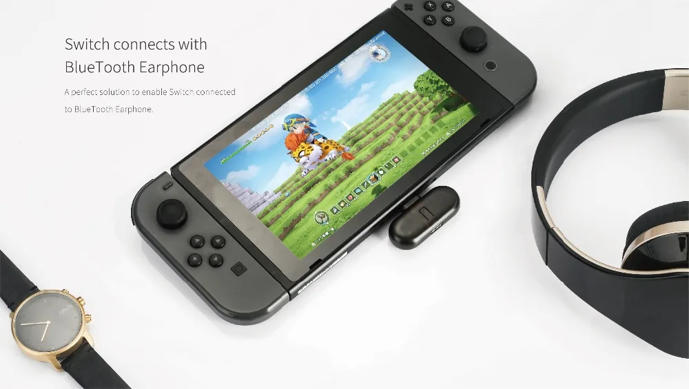 Gulikit-Adaptador de Audio con Bluetooth Route + Pro, transceptor inalámbrico, adaptador USB C para Nintendo Switch, PC, compatible con Chat de voz en el juego