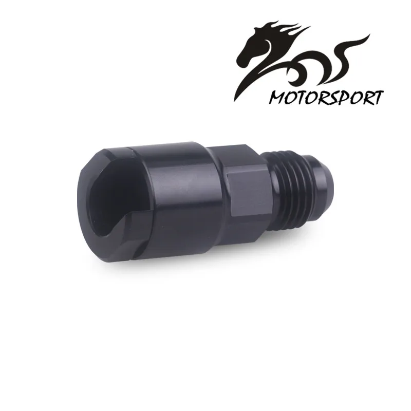 Aluminum LS1 Swap Fuel Rail Inlet Line Fitting Adaptor 3/8 Inch 6AN for LSX LS LS6 5.7 6.0 6.2 Car Accessories