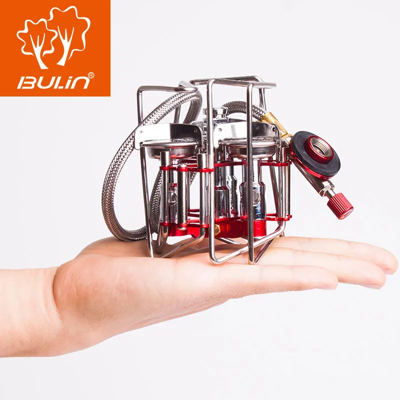 Bulin 5800w Camping Stove Cooking Gas Stove Outdoor Hiking Backpacking Protable Small Stove Lightweight Burner 298g BL100-B6-A