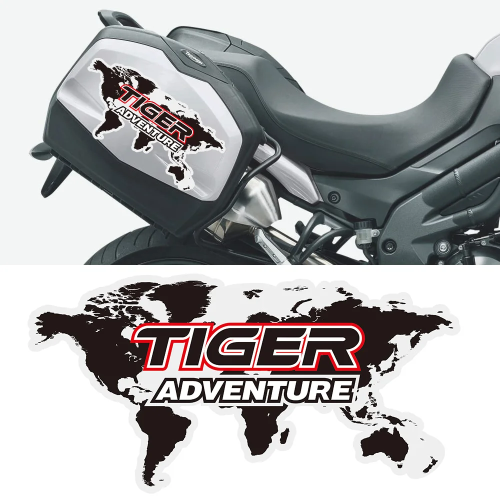 Stickers Tank Pad For Triumph TIGER 800 900 1200 1050 Helmet Trunk Luggage Aluminum Case Adventure Protector Fairing Windshield