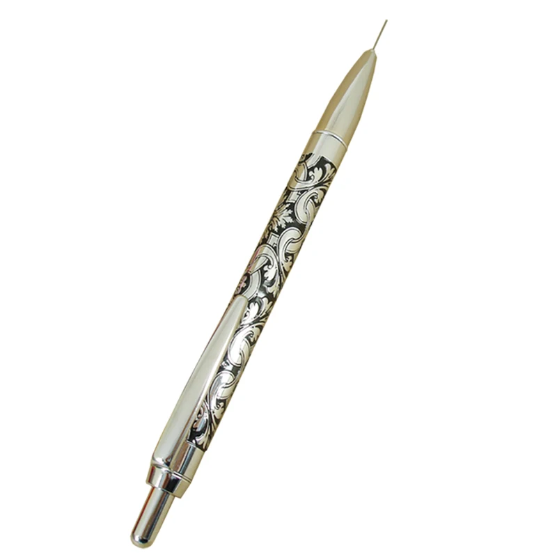 ACMECN Carved Propelling 0.5mm Lead Mechanical Pencil for School Student Personalized Pencil Cute Etching Brass Automatic Pencil