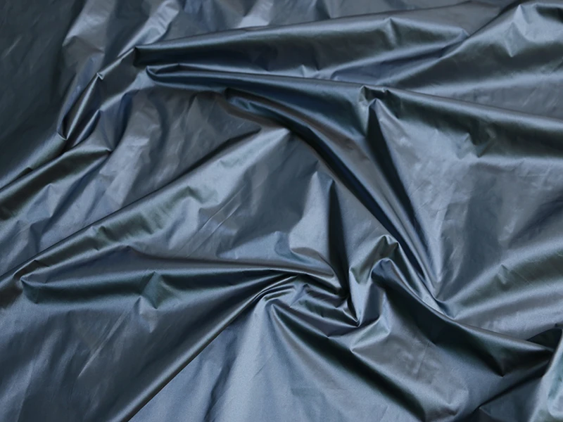 100 cm * 148 cm glänzendes, nach unten beweisendes Material, Stoffschattierung, blaue Burgunder-Nylon-Textilien, Cired – Detail 24