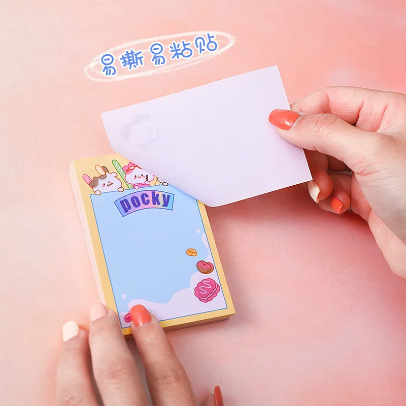80sheets Student Girl Memo Pad Can Tear Up N Times To Paste The Message Sticky Note Sticky Tabs Cute Note Pad Memo Notes
