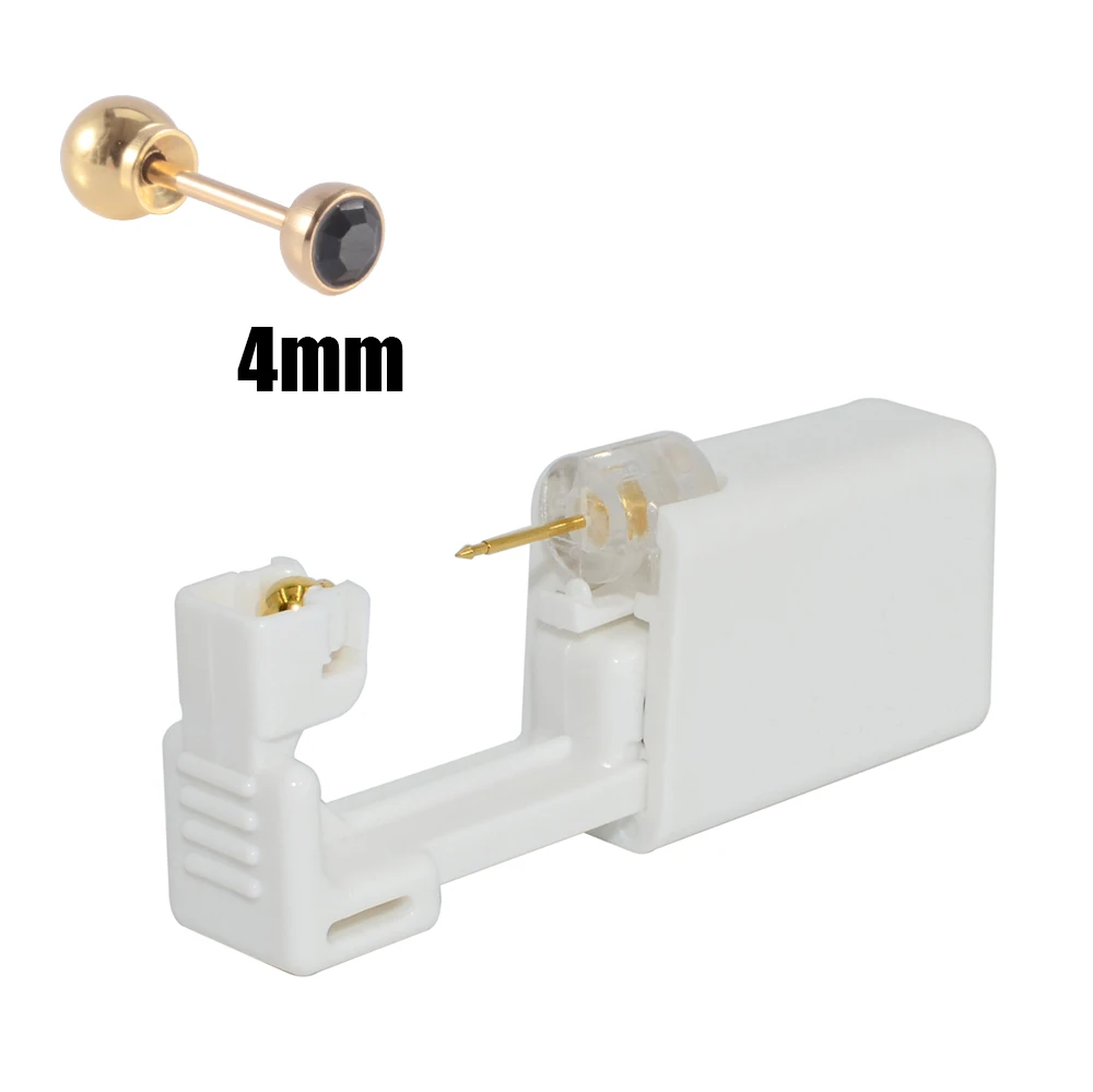 1PC 316L Chirurgisch Staal Oor Stud Wegwerp Steriele Piercing Stud met Veilige Bal Gesp Set Piercing Gun Body piercing Sieraden - afbeelding 1