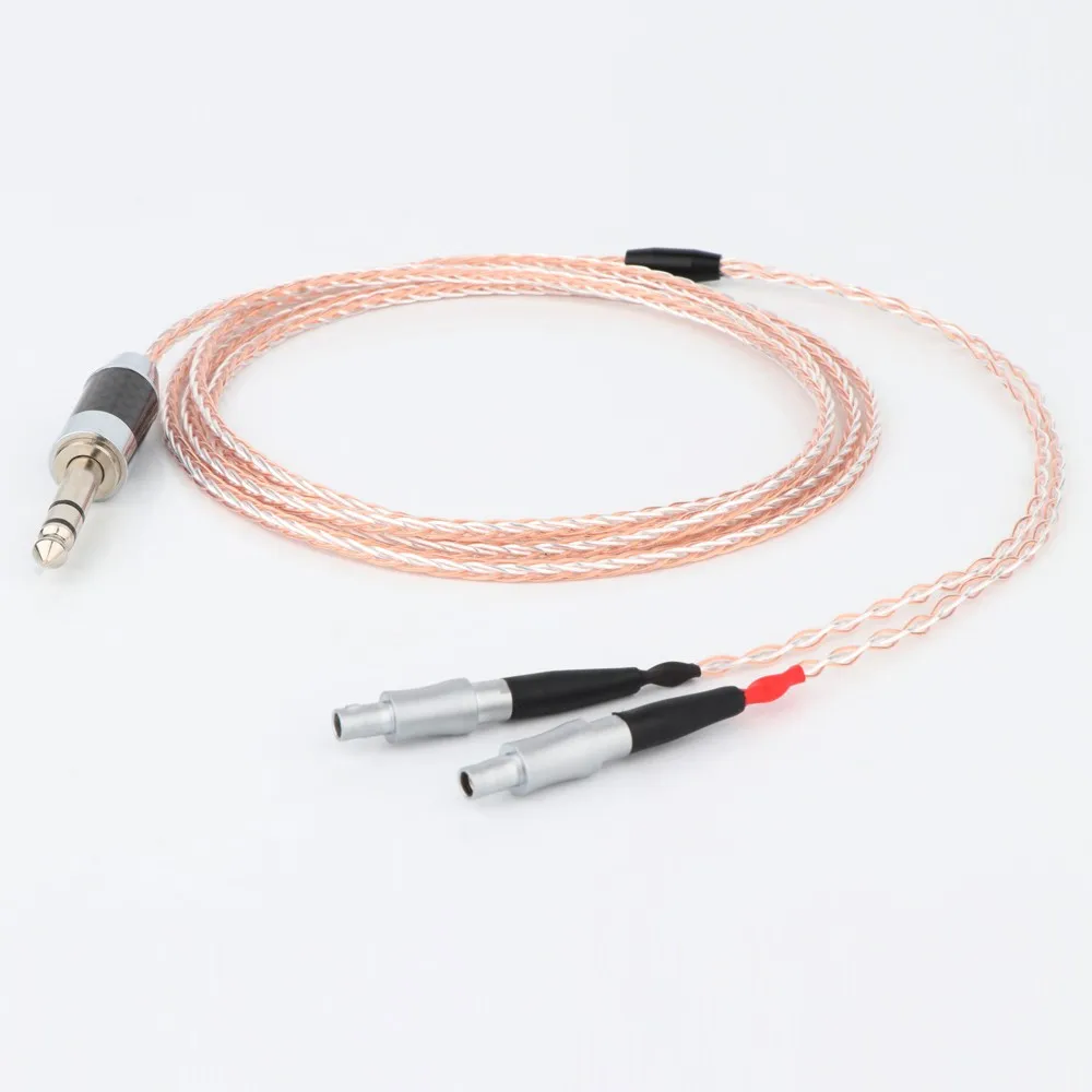 Preffair 6N OCC Copper for HD800 HD800s HD820 4Pin XLR 2.5mm/4.4mm Balance Headphone Upgrade Cable