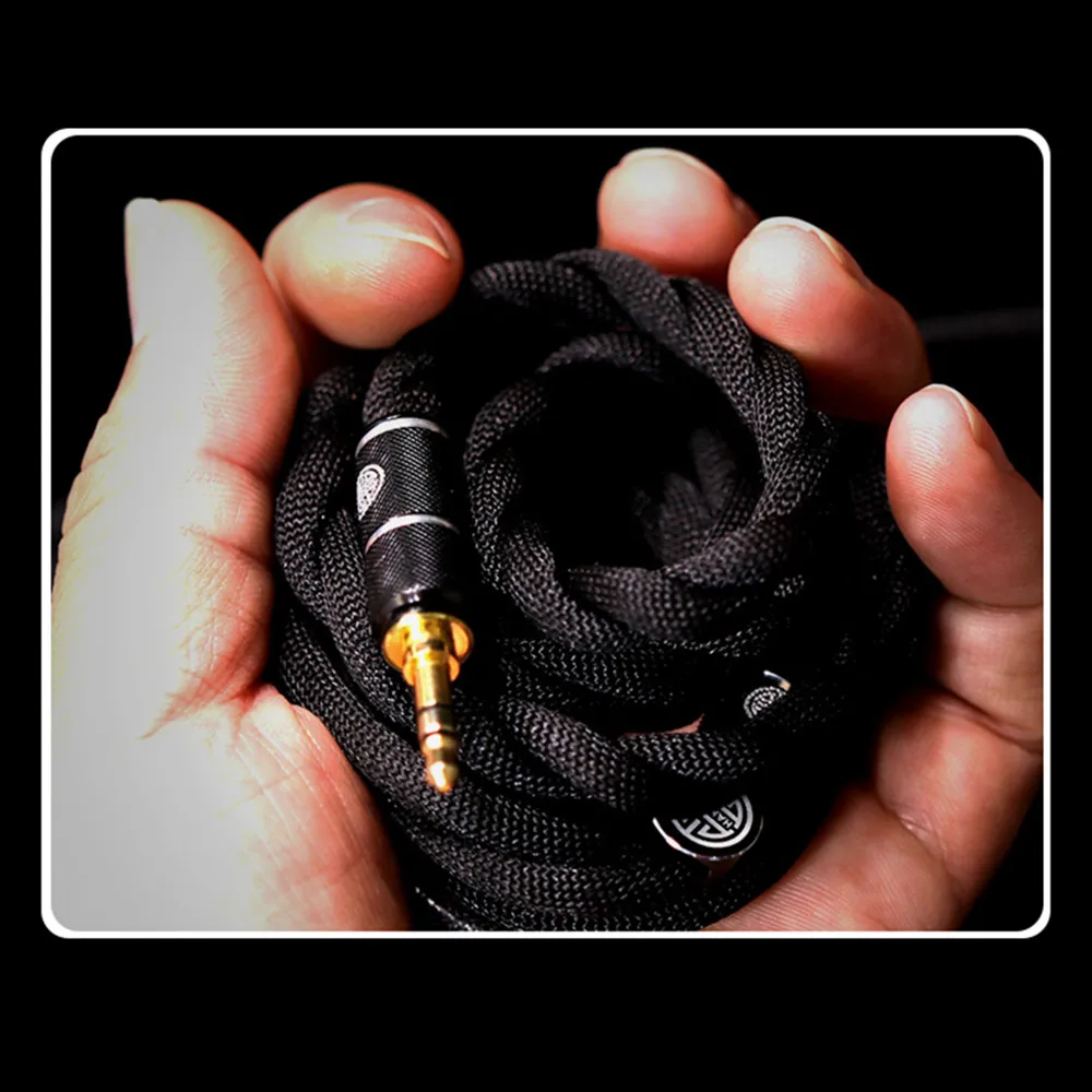 FENGRU HAKUGEI GREAT HARMONY Cotton net shield 7N Litz 4Shares 480 Cores 24awg 2Pin 0.78 MMCX Earphone Upgrade Cable for KXXS S8