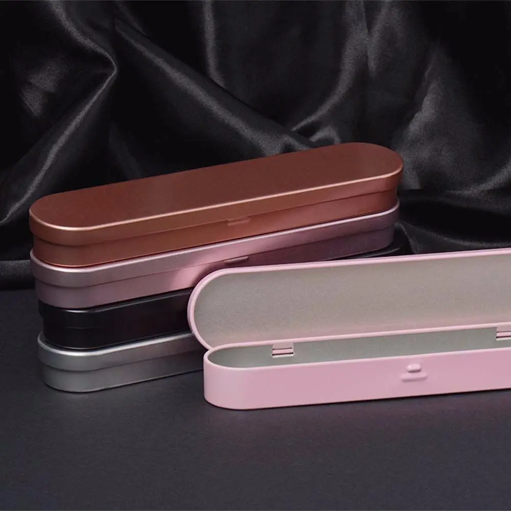 Multifunction School Supplies Storage Box Stationery Student Fountain Pen Box Tin Box Metal Pencil Case Iron Pencil Case