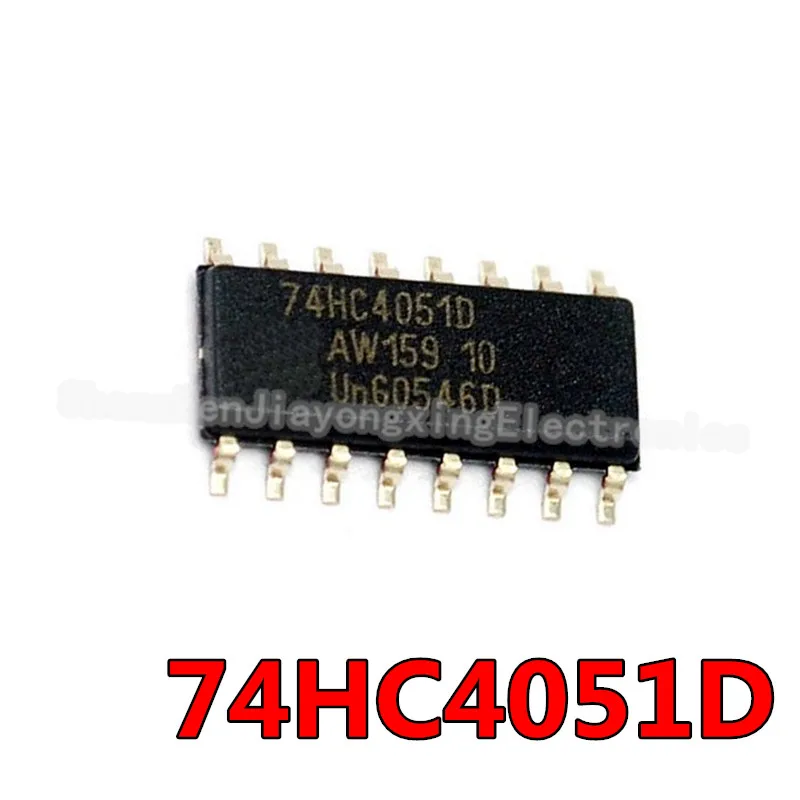 10 pces 74hc4051d sop16 74hc4051 sop sn74hc4051dr sop-16 smd novo e original ic