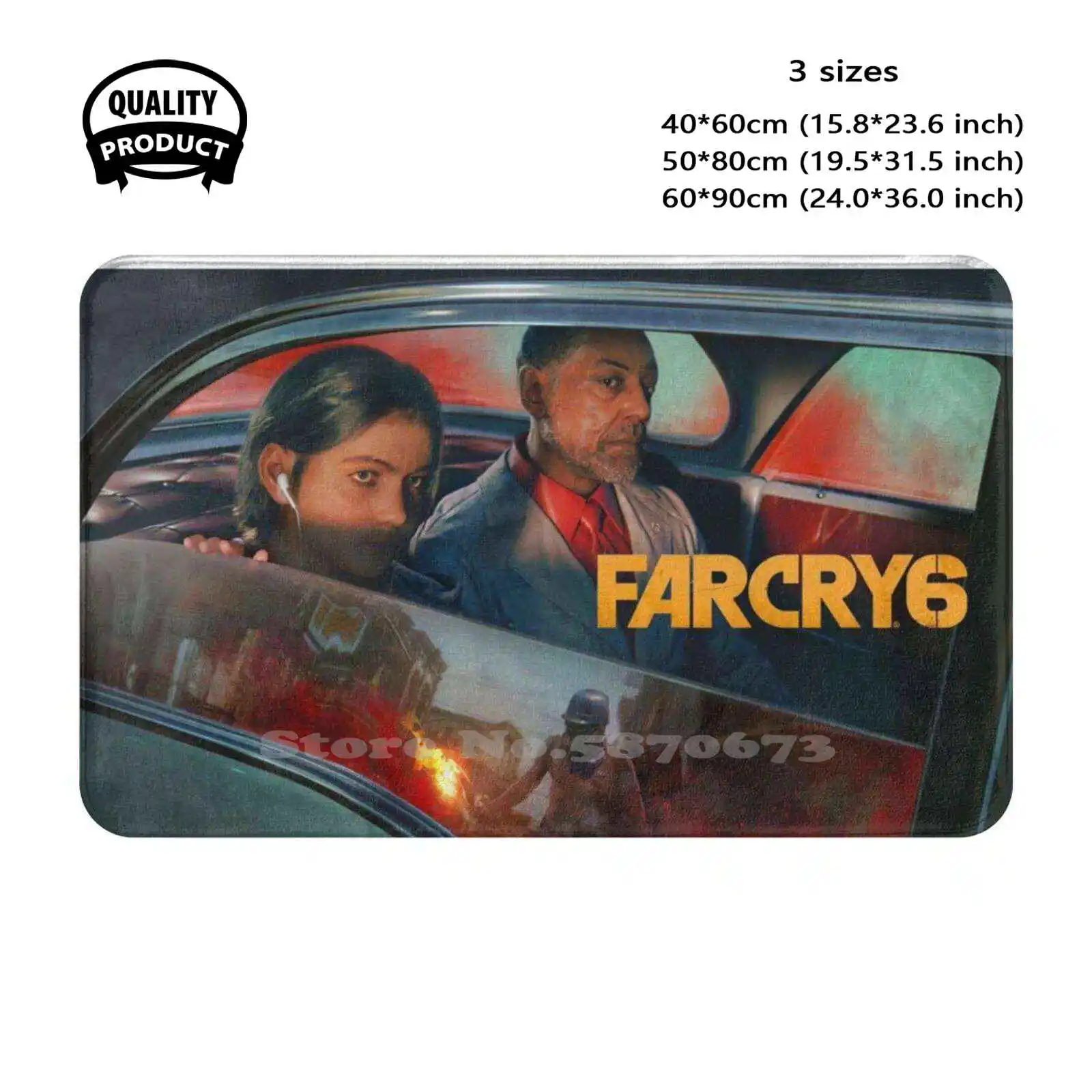 Far Cry 6 Poster Soft Cushion Home Carpet Door Mat Car Rug Far Cry 6 Farcry 6 Far Cry 3 Far Cry 5 Far Cry Vaas