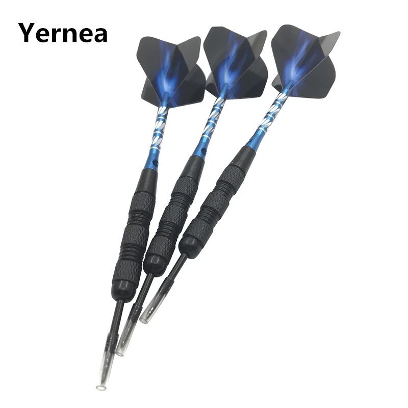 High-quality Dart 3Pcs Steel Tip Darts 20g Professional Indoor Sports Entertainment Game Blue Dart Shafts And Flight Dardos