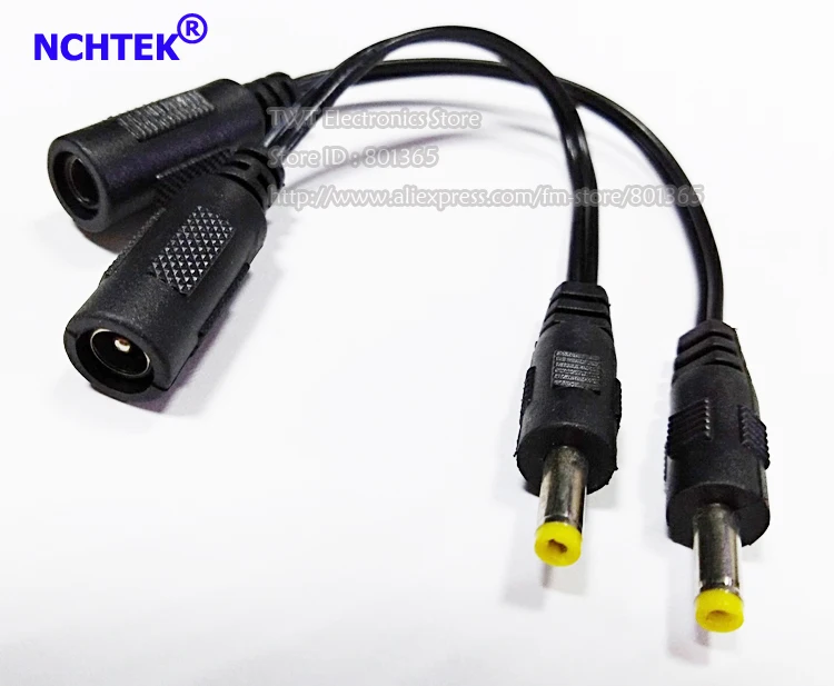 

NCHTEK DC 5.5*2.1MM Female to DC 4.0x1.7MM Male Plug Power Charger Cable/Free Shipping/50PCS