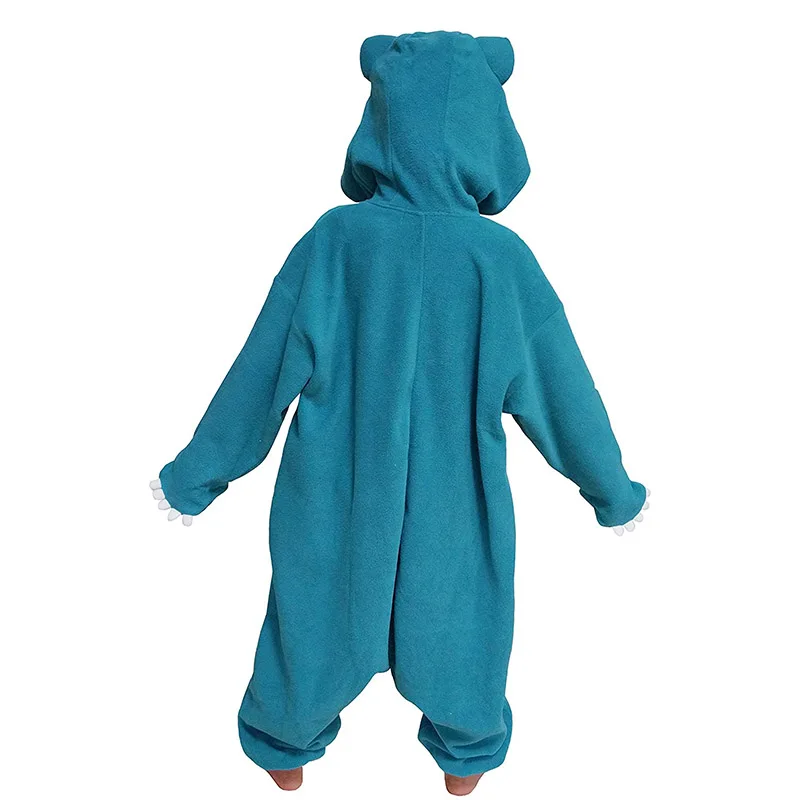 Pokemon Girls Snorlax Pajamas For Kids Onesies Kigurumi Children Pyjamas Full Body Cosplay Costume One-Piece Pijamas Bodysuit