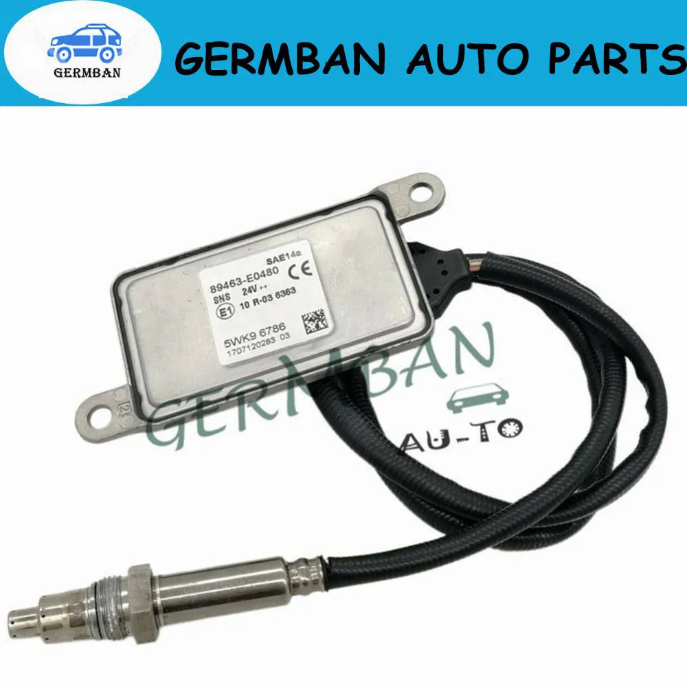 High Quality NOX Nitrogen Oxygen Sensor 24V For Hino 5WK96786 89463-E0480 5WK96715 89463 37020 5WK96667C 89463-E0013