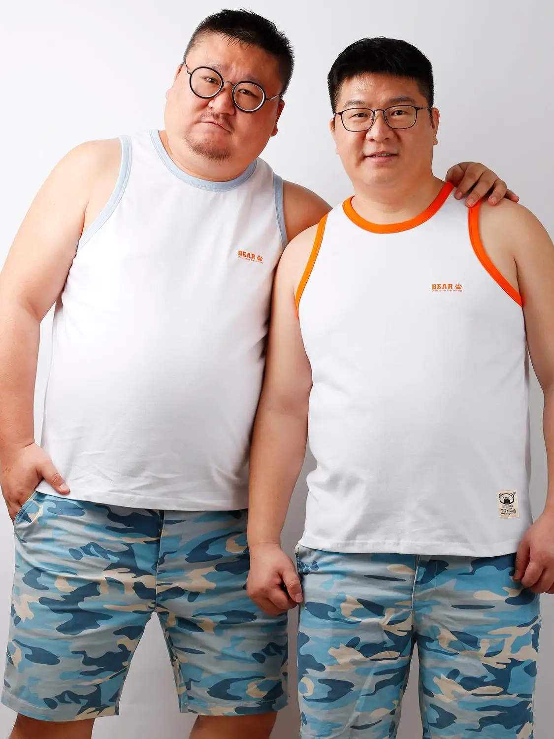 Bear Paw Claw 플러스 사이즈 코튼 언더셔츠, 남성용 탱크 탑, 게이 베어 조끼, Bear M L XL XXL용으로 설계됨