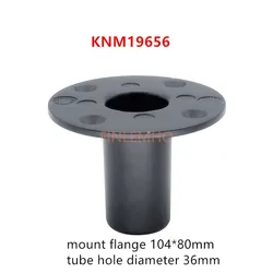1PC DJ Speaker Mounting Flange 104*80mm Aluminium For Tripod Stand Subwoofer Home Theater Professional Audio Mixer
