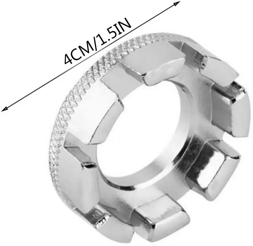 Велосипедный гаечный ключ, 8-сторонний велосипедный гаечный ключ, переносной инструмент для затяжки ниппеля, для регулировки натяжения велосипедного