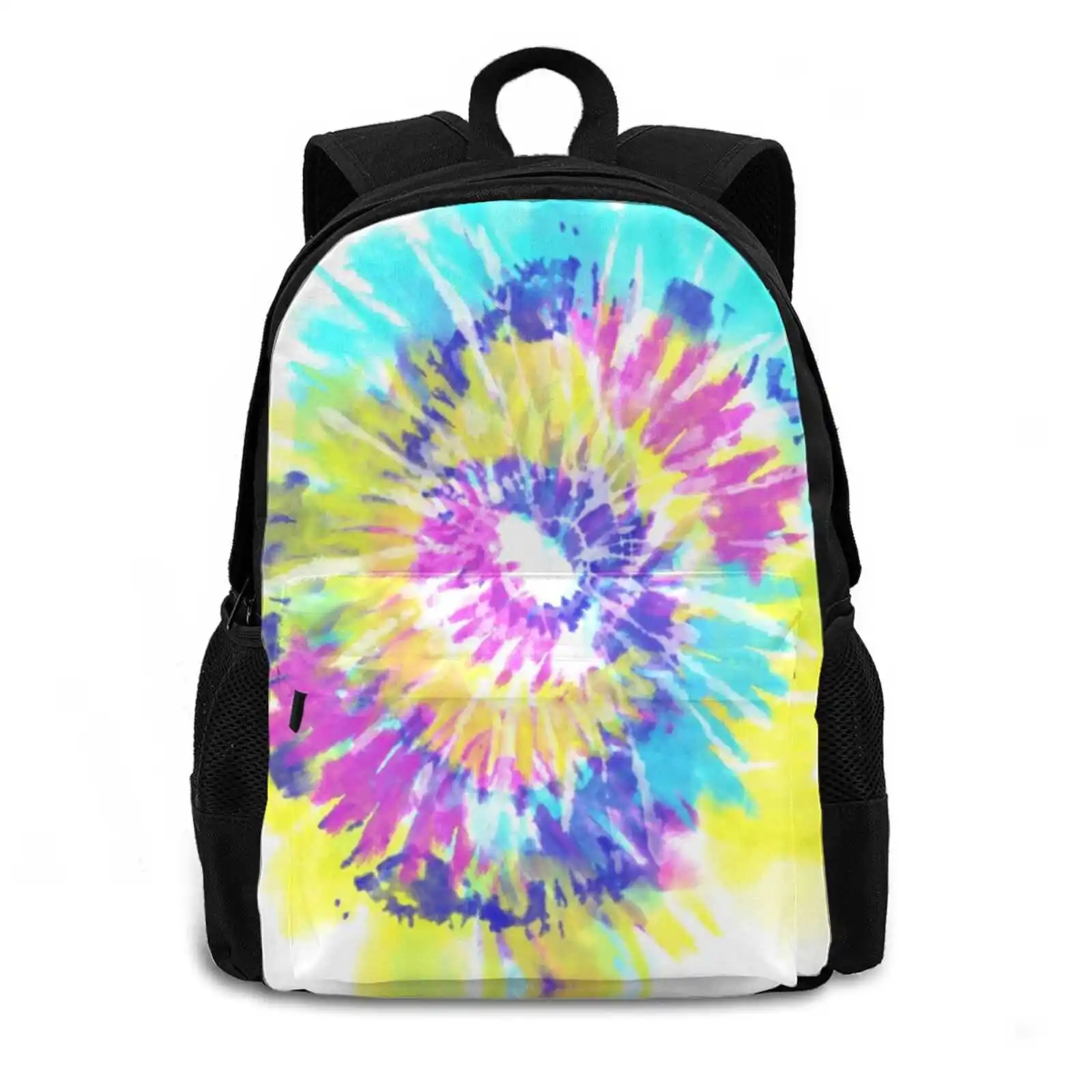 Azaléa-Mochila Inspirada em Tie Dye, Itens Fashionable, Viagem, Laptop, Escola, Bolsa, Iggy, Música, Floral, Vintage, Fantasia