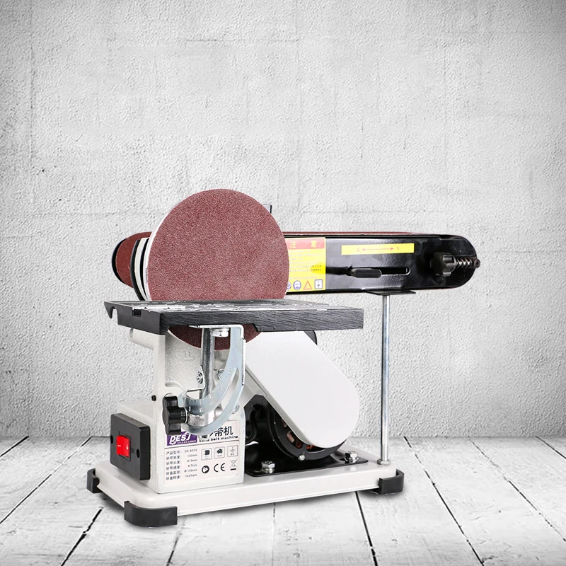 DK-S500 Levigatrice da tavolo per uso domestico piccola levigatrice multifunzione per metallo lavorazione del legno lucidatura trafilatura