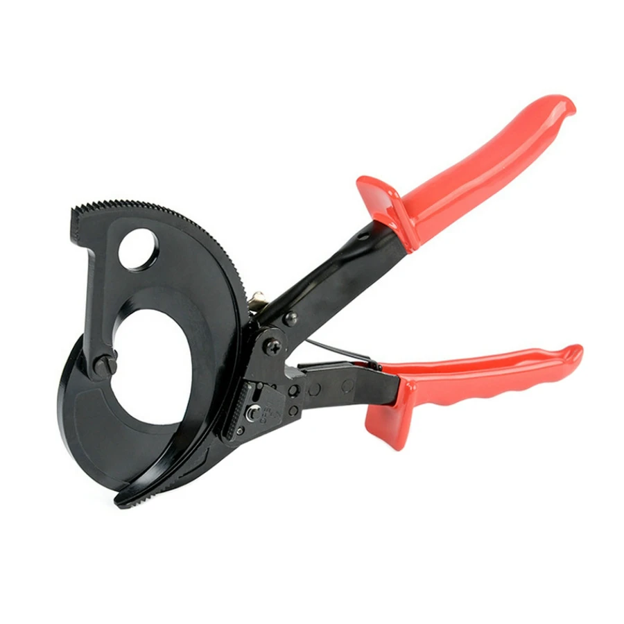 

HS520A Heavy Duty Ratchet Cable Cutter Ratcheting Wire Cutting Hand Tool Copper Aluminum Cables Cutting Max 400mm² Cu/Alu Cable