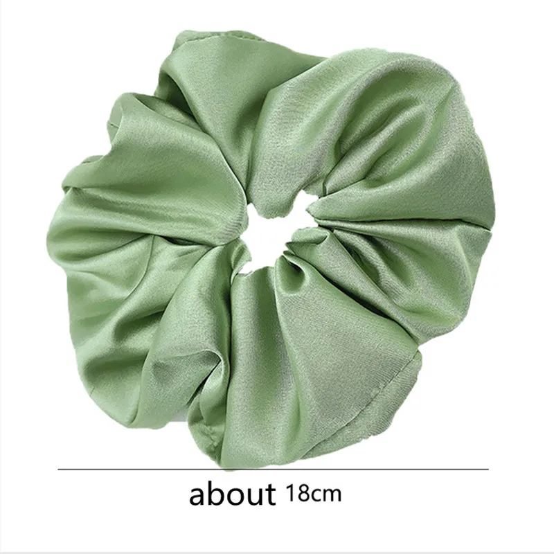 موضة باقة الشعر التعادل للنساء المسلمة الشيفون شريط مطاطي جميل Volumizing الشعر Scrunchie كبير الحجاب إكسسوارات الشعر