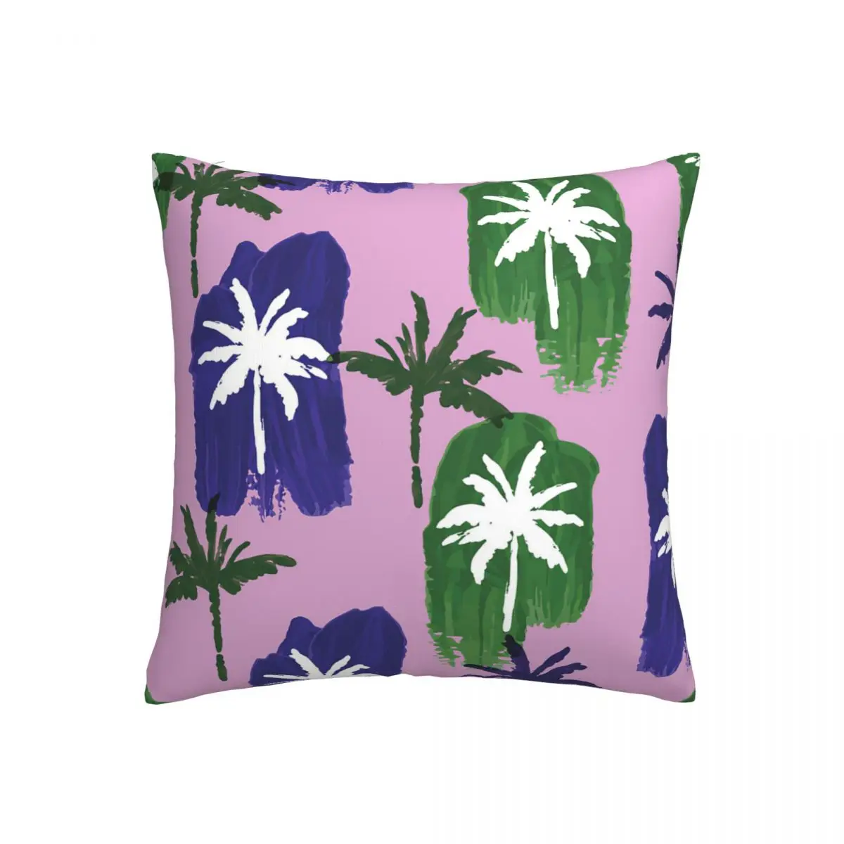 Beautiful Paint Brushed Palm Tree Pattern pillowcase printed cushion cover sofa waist pillow pillow cover