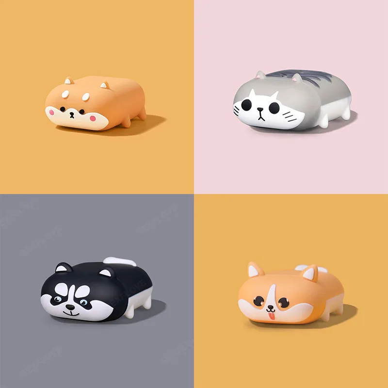 3D การ์ตูนสัตว์ซิลิโคนหูฟังสำหรับ AirPods กรณี Pro หูฟังไร้สายบลูทูธป้องกันสำหรับ AirPods Pro