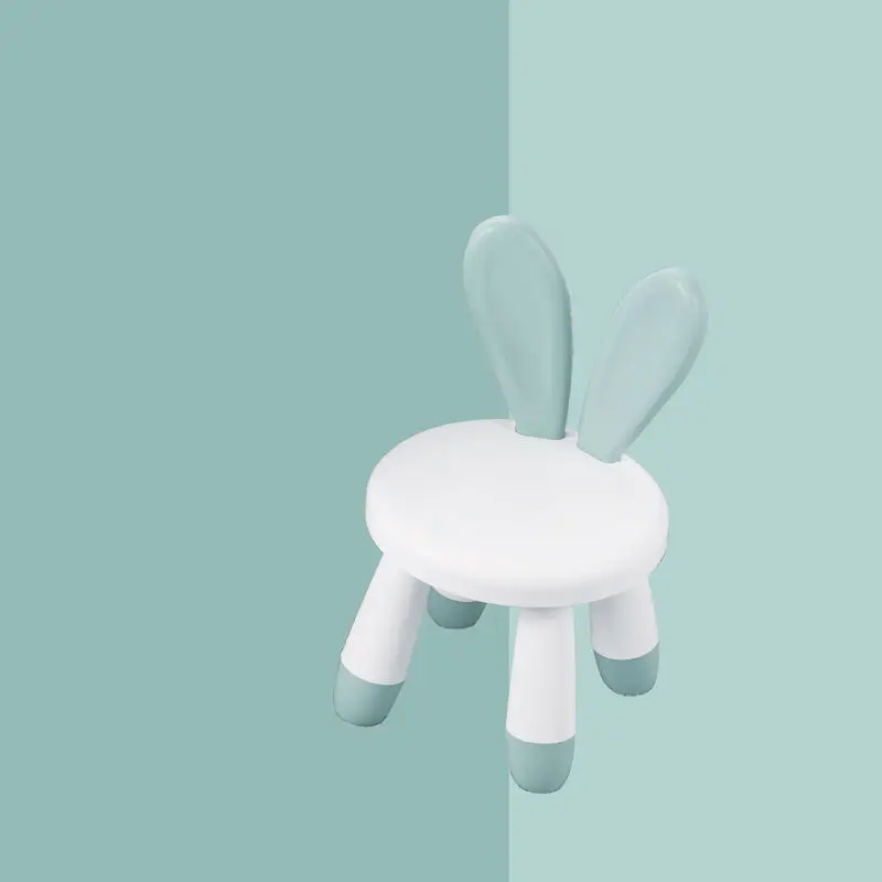 New Children\'s Furniture Baby Chair Children Stool Footboard Indoor Bench Rabbit Deer Shape Children Chair Cute Rabbit Gift