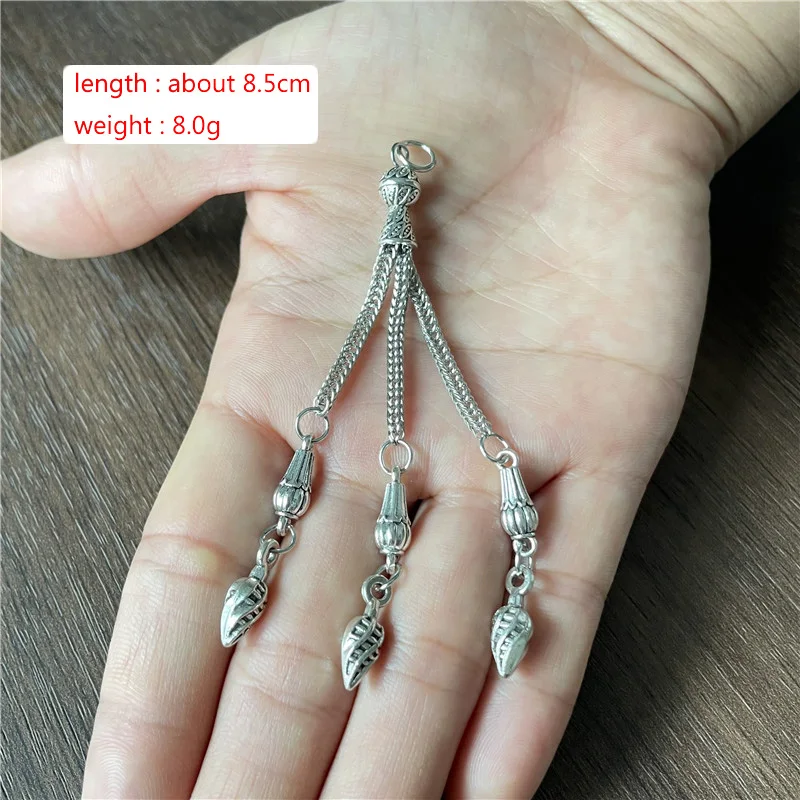 15pcs Seed Small Pendant Metal Tassel for Jewelry Making DIY Prayer Bead Bracelet for Jewelry Rosary Pendant Accessories