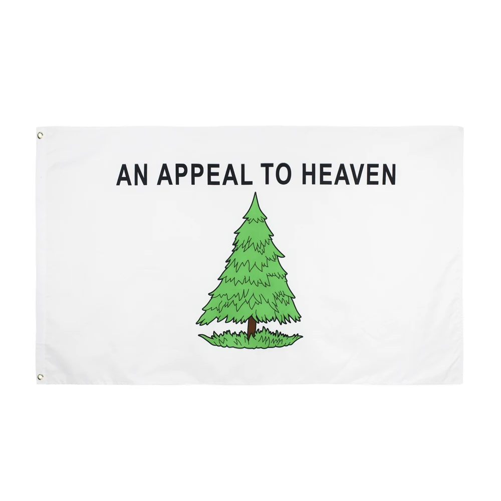 3x5 ft Realistic Pine Tree American Revolution Liberty An Appeal To Heaven Flag