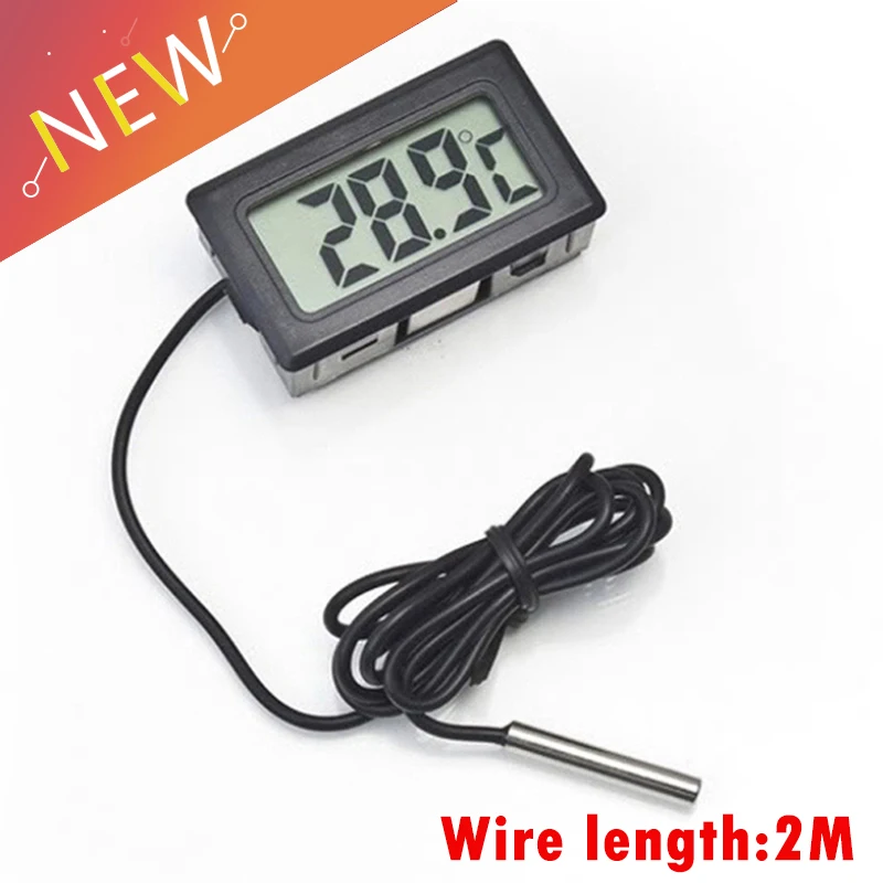 -50 to 110 Thermometer Mini Digital LCD Display Car Interior Meter Tools Temperature Sensor Z2